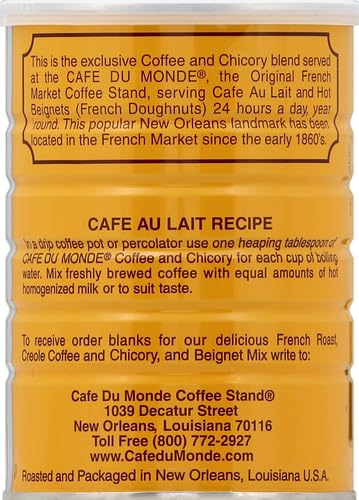 Cafe Du Monde Coffee Chicory, 15 Ounce Ground (Pack of 2)