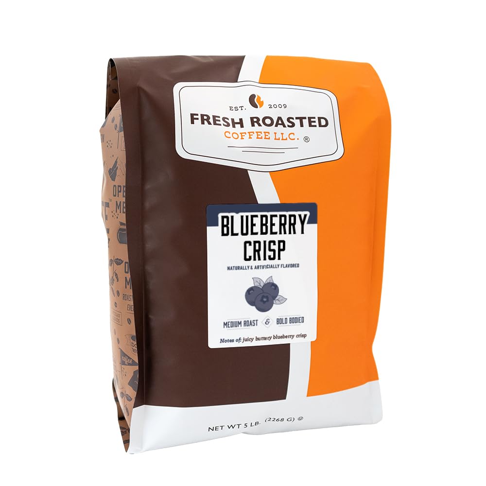 Fresh Roasted Coffee, Amaretto Flavored Coffee, 12 oz, Medium Roast, Kosher, Ground