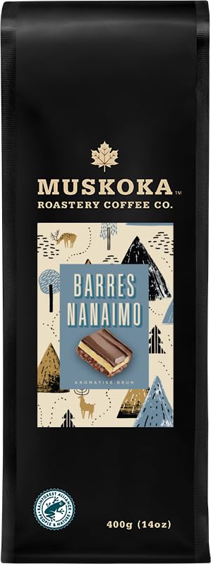 Muskoka Roastery Coffee, Nanaimo Bar, Medium Roast, Ground Coffee, 400g