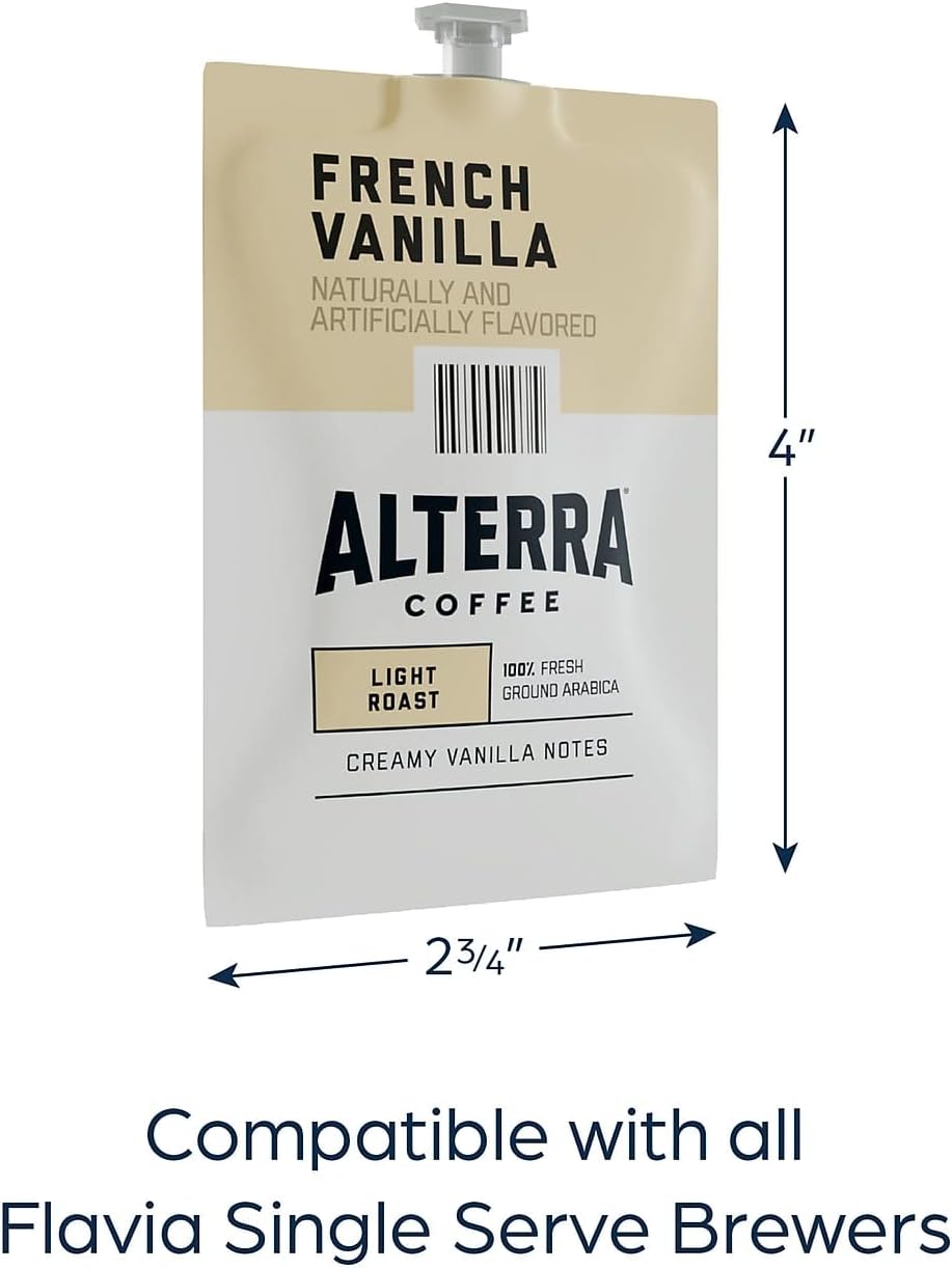 Mar's Drink North America Alterra French Vanilla Coffee, 100/CT, Black