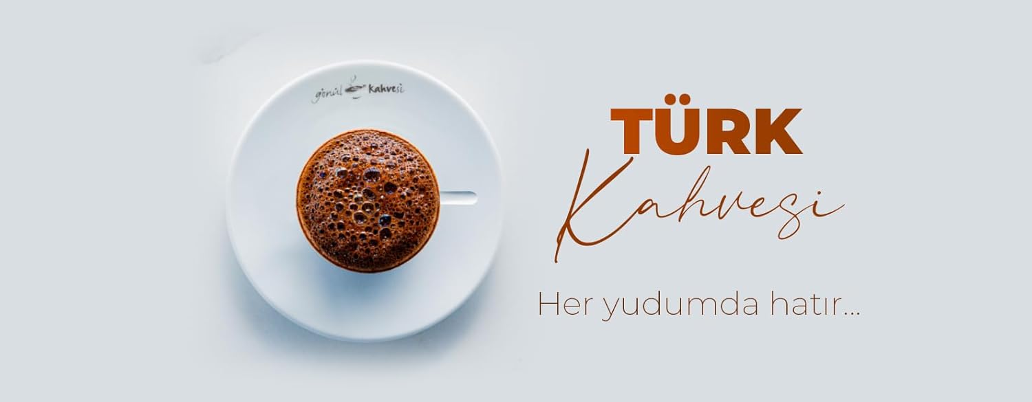 Heart Blend Ground Coffee, 100% Arabica Beans Turkish Coffee, Roasted and Ground, Rich Aroma, Fresh, Medium to Heavy-bodied, Original Taste Since 2002 (8.8 OZ / 250 Gr)
