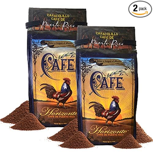 Draco Rosa Café - Pea Berry CARACOLILLO Ground 'Molido' Coffee 8oz (2pk)