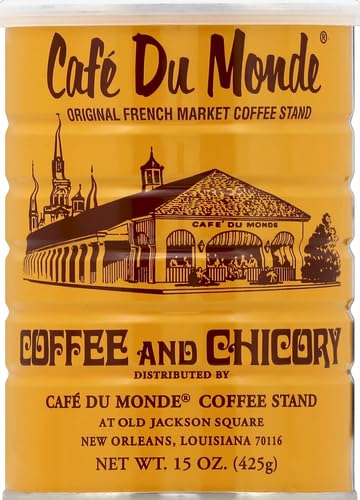 Cafe Du Monde Coffee Chicory, 15 Ounce Ground (Pack of 2)