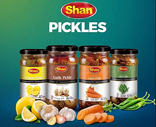 Shan Mixed Pickle 35.27 oz (1000g) - Spicy Vegetables Pickled in Oil - Rich Blends of Spices - Perfect Accompaniment to Everyday Meals - Suitable for Vegetarians - Airtight Pet Jar
