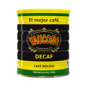 Yaucono Decaf Ground Coffee 8.8 Ounce Canister (Pack of 1)