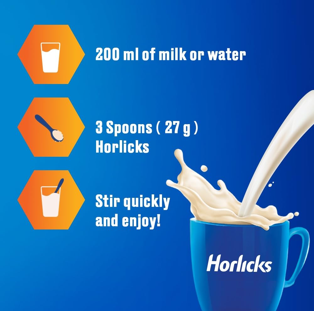 Horlicks Original Classic Malt Plain, 500 Gram
