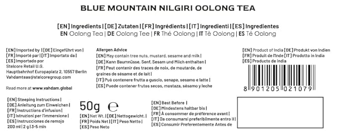 VAHDAM Imperial Oolong Tea Leaves From The Blue Mountains (25 Cups/1.76oz) Loose Leaf | Brew Hot Or Iced Tea