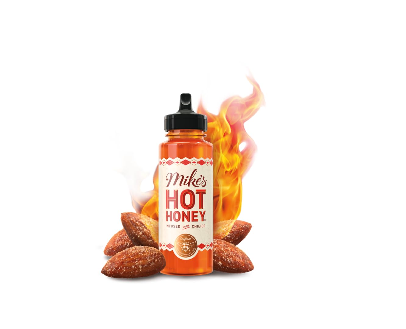 Blue Diamond Almonds, Made with Mike’s Hot Honey Infused with Chilies for a Perfect Sweet and Spicy Snack Nut Combination, Pack of 12, 1.5oz. Servings