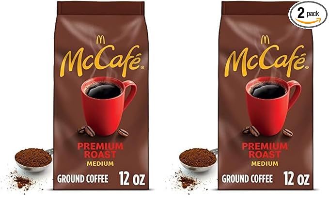 McCafe Premium Roast, Medium Roast Ground Coffee, 12 oz Bag