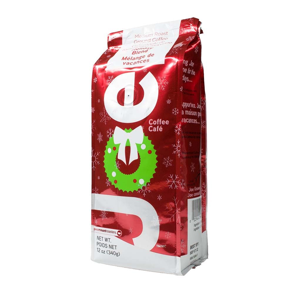 Joe Knows Coffee, Joe Holiday Blend, 1-12 oz ground coffee, by Paramount Roasters, Paramount Coffee Company