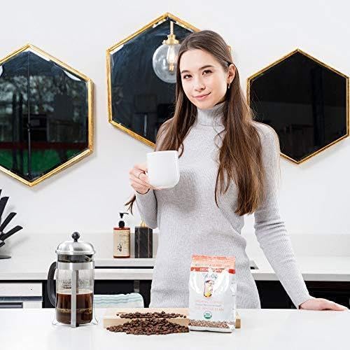 Tyler’s Acid Free Organic Whole Beans - 100% Arabica Full Flavor Decaf - For Acid Free Diets - Natural and Organic Blend for Common GI Issues-12 oz
