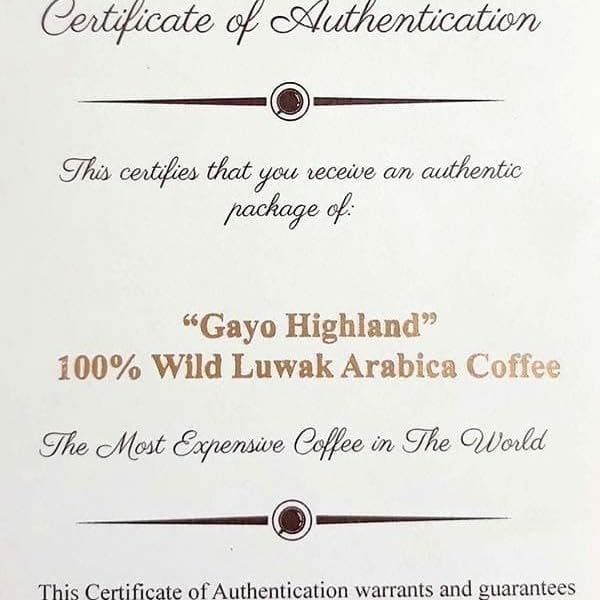 Toraja Heritage Luwak Premium Ground Arabica Rare Weasel Civet Cat Coffee, 100g