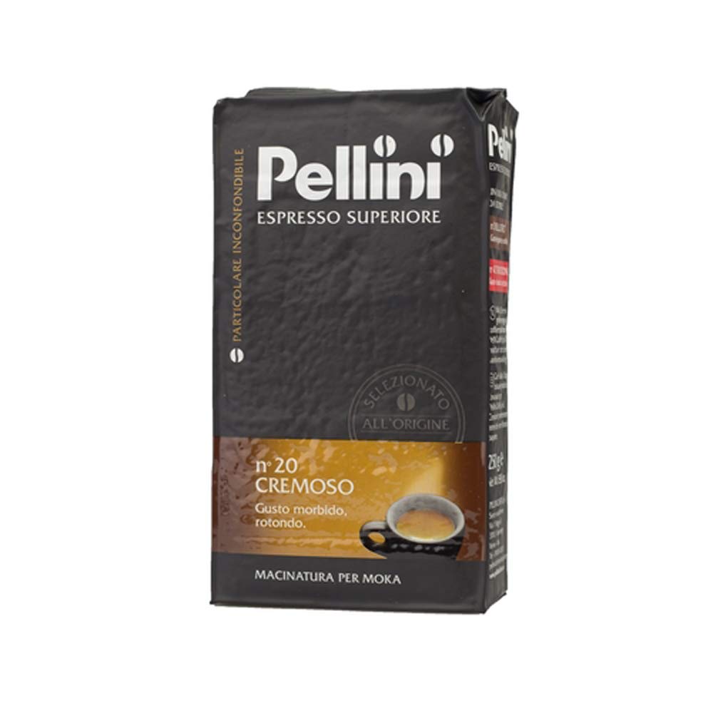 Pellini Espresso Superiore Cremoso N.20 Medium Roast Ground Coffee 8.8oz (250gr)