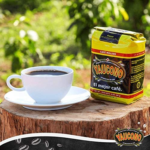 Yaucono Coffee Variety Pack Ground Medium Roasted and Cafe Rico Coffee, 14 ounce (Pack of 2)