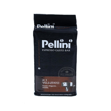 Pellini Gusto Bar Vellutato N.1, Medium Roast, Arabica and Robusta, Ground Coffee, 250gr (8.8oz)