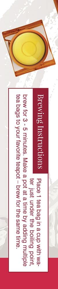 Davidson's Organics, White Pomegranate, 8-count Tea Bags, Pack of 12