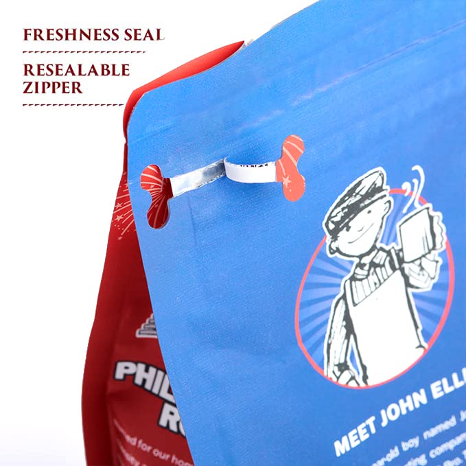 Ellis Coffee - Philadelphia Roast – Medium-Dark Roast – Ground Coffee – 12 oz Resealable Bag