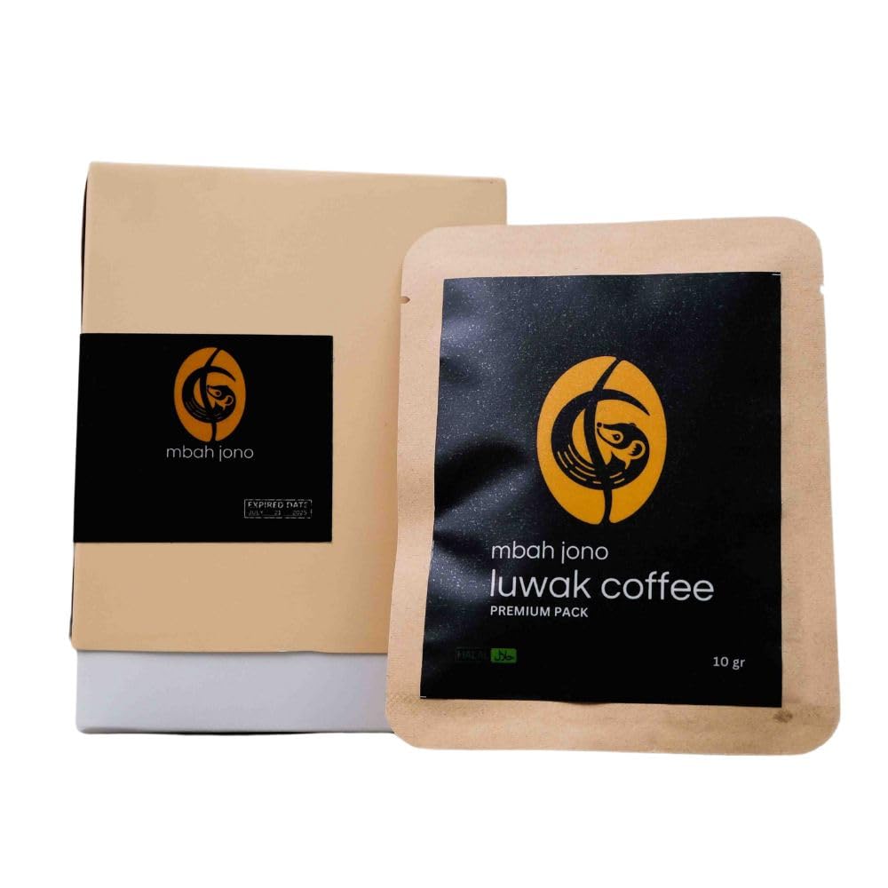 Generic Mbah Jono Wild Luwak Arabica Coffee Drip - Premium Pack - 5 Drip Bag per Box