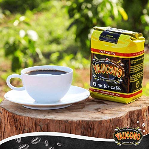 Yaucono Ground Coffee Bagged, Arabica Medium Roast, 14 Ounce (Pack of 1)