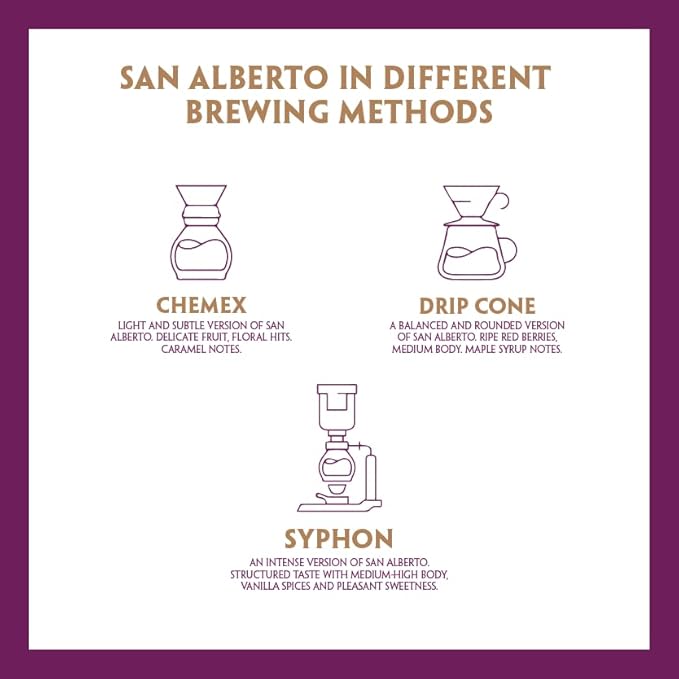 San Alberto Ground Coffee - Single Origin & Specialty Colombian Arabica Coffee, Medium Roast with Caramel & Dark Chocolate Notes - 12 oz