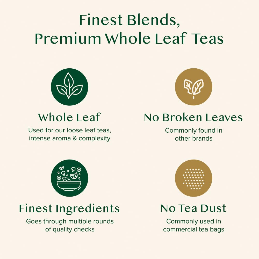 VAHDAM, Double Spice Masala Chai Tea (50+ Cups, 3.53oz) Strong, Robust & Spicy Blend - Black Tea CTC, Cardamom, Cinnamon, Cloves & Black Pepper | Pure Unblended Loose Leaf Tea | Vacuum Sealed