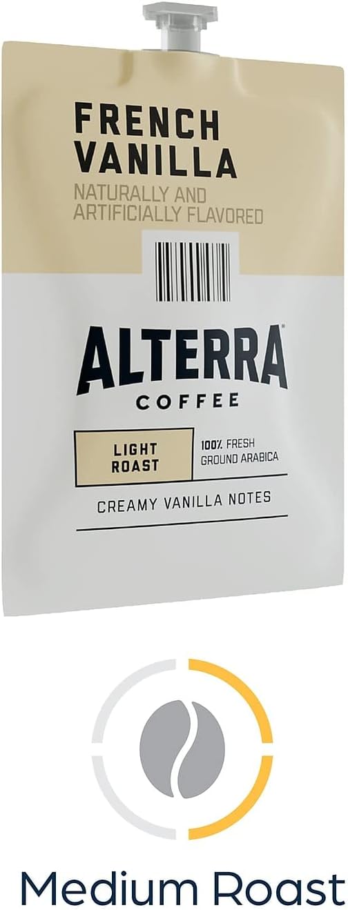 Mar's Drink North America Alterra French Vanilla Coffee, 100/CT, Black