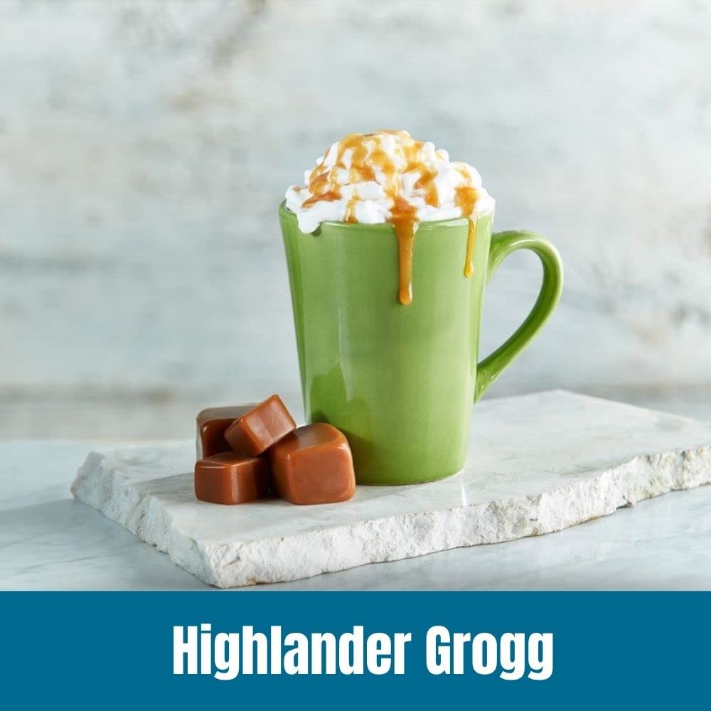 Door County Coffee Highlander Grogg DECAF Flavored Coffee Ground - 5 lb Bag - Flavored Ground Medium Roast - 100% Specialty Arabica - Gourmet - Irish Crème & Caramel
