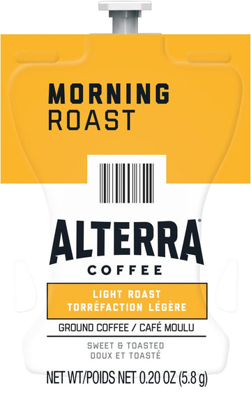ALTERRA Coffee Morning Roast Single Serve Freshpacks for MARS DRINKS FLAVIA Brewer, 20 Packets