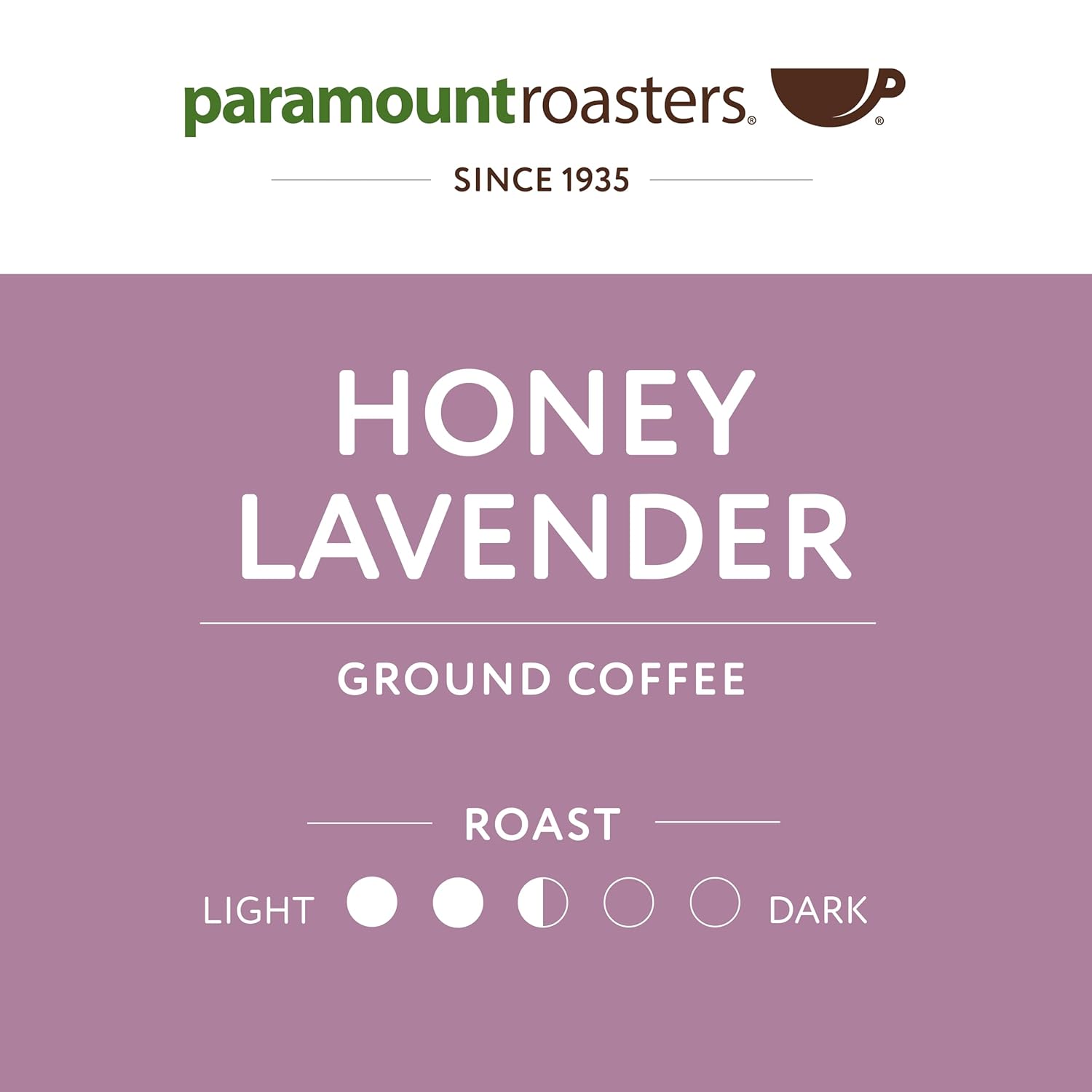 Paramount Roasters Honey Lavender Ground Coffee, 12 oz Bag