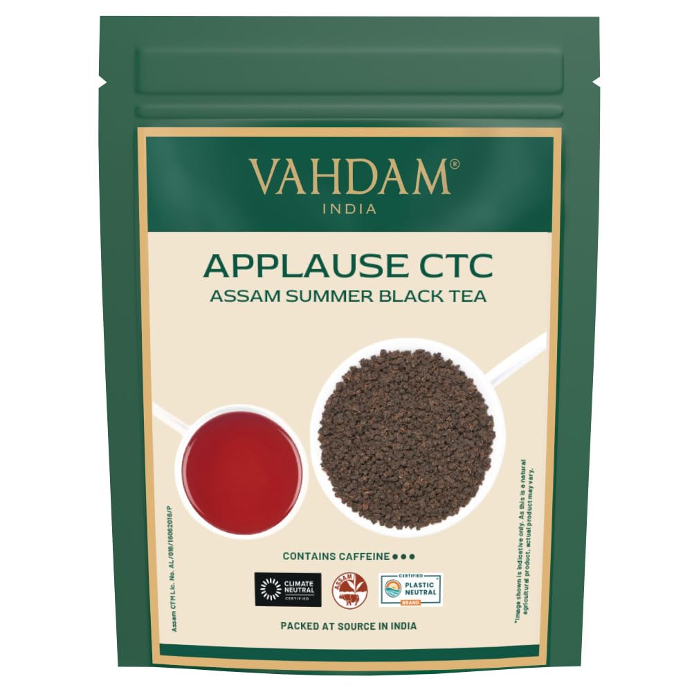VAHDAM, India's Original Masala Chai Tea Loose Leaf 170+ Cups (340g/12oz) Blend Of Black Tea - Masala Chai Tea With Cinnamon, Cardamom, Cloves & Black Pepper | Vacuum Sealed Pack