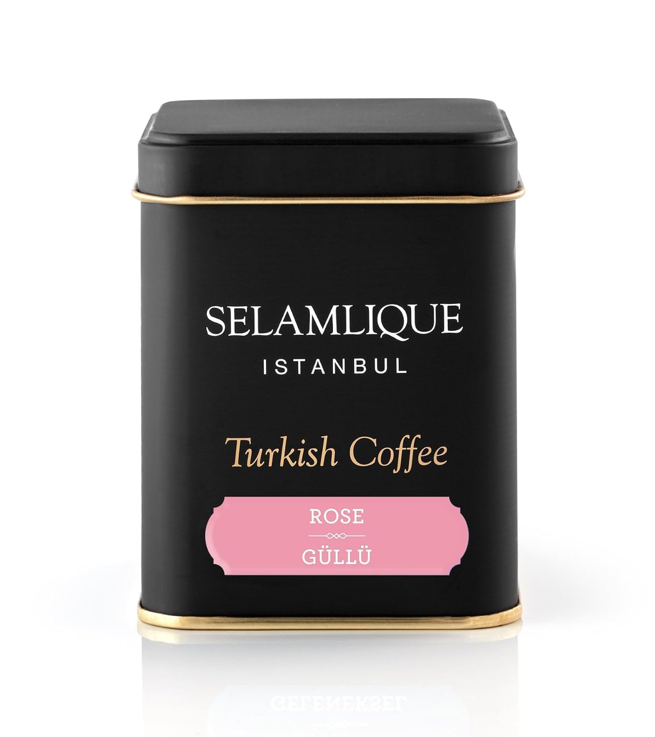 Selamlique's Authentic Ground Turkish Coffee with Rose Flavor (4.40oz)