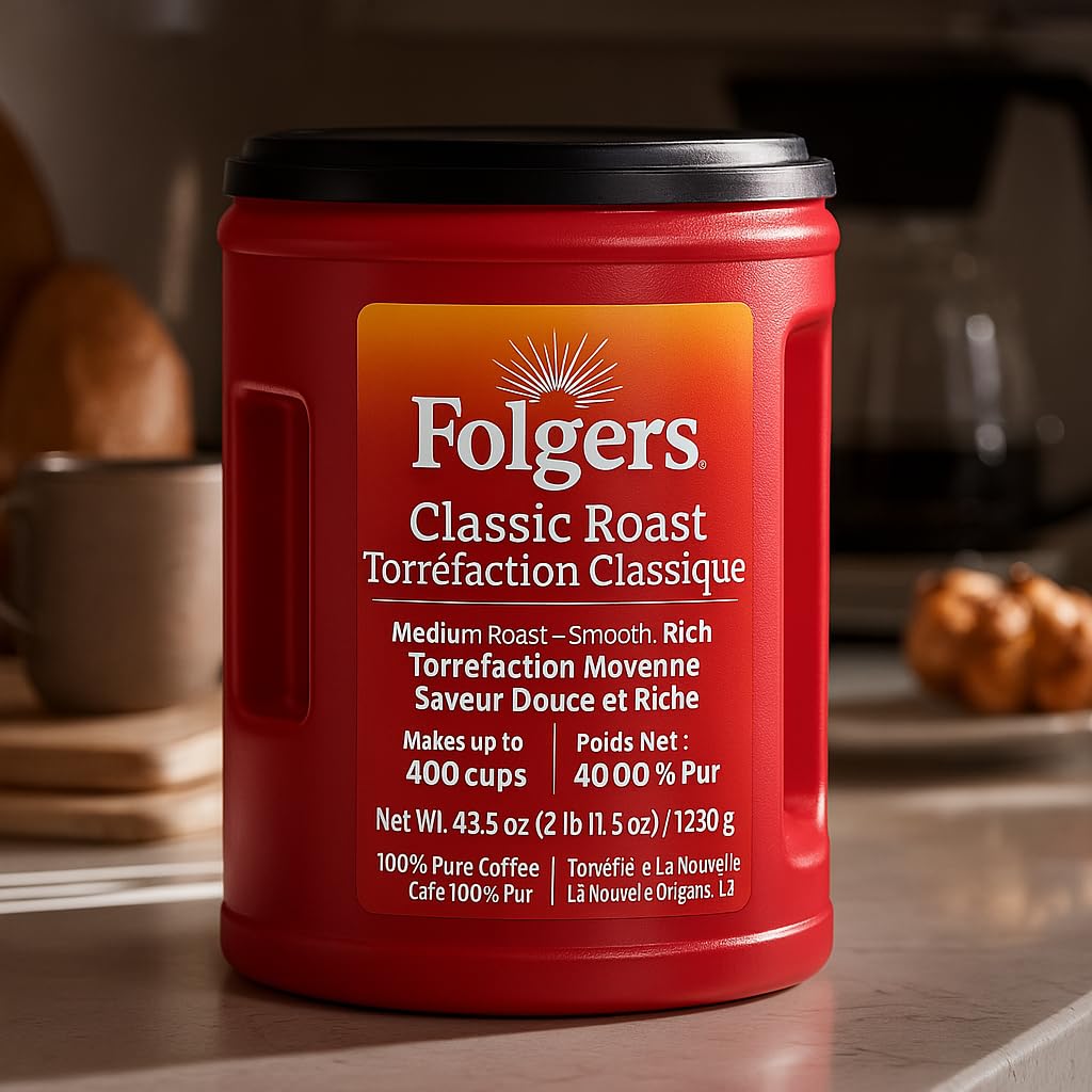 Classic Roast Coffee, 2-Pack of 43.5 Ounces (2 Pack)