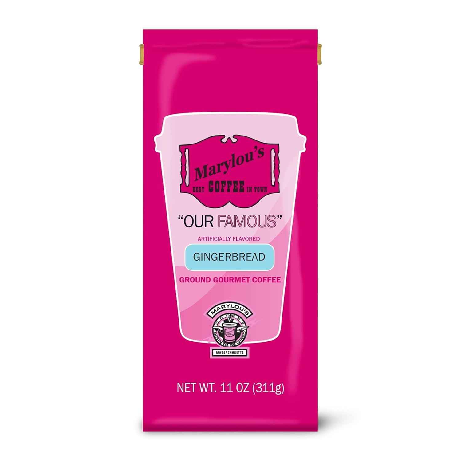 Marylou’s Coffee – Banana Nut Bread Flavored Ground Gourmet Coffee – 11 oz