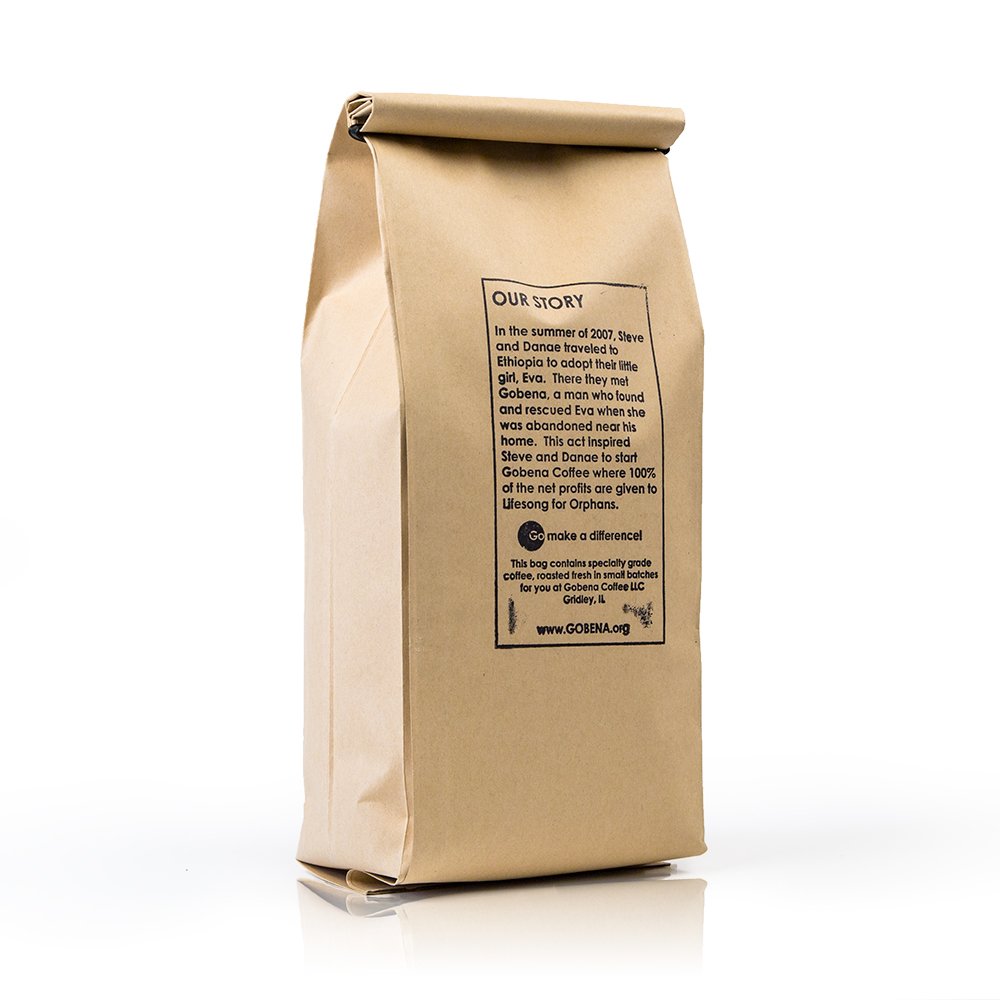 Gobena 2lb Decaf Medium Roast Ground Coffee, 32 Oz, 1 Bag, 2 Pounds, Bulk Coffee