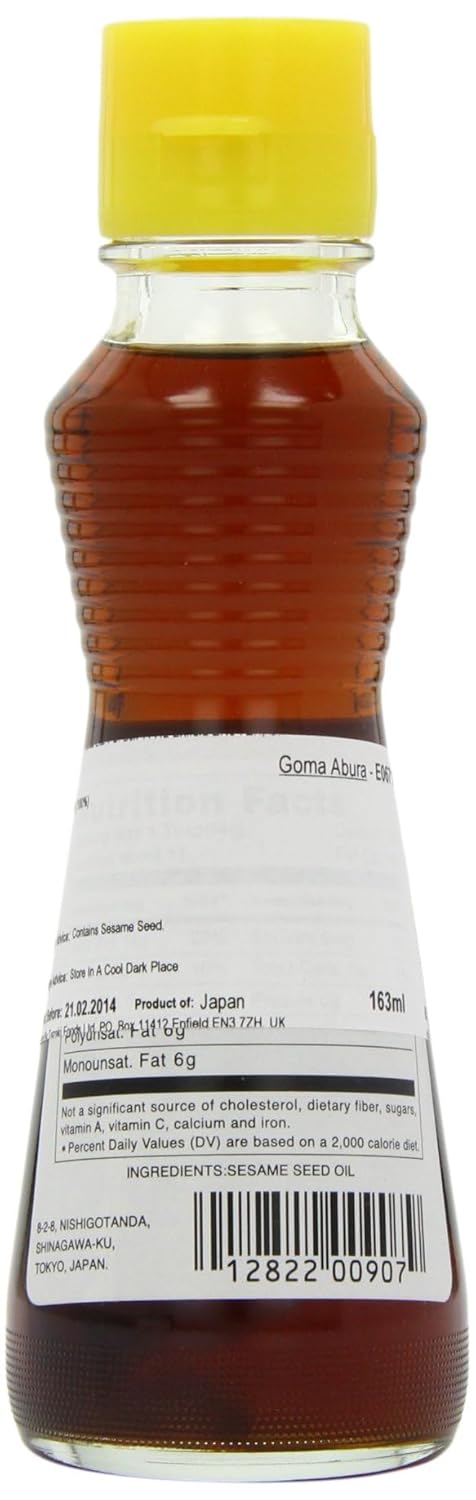 Kadoya 100% Pure Sesame Oil 5.5 oz Packaging may vary