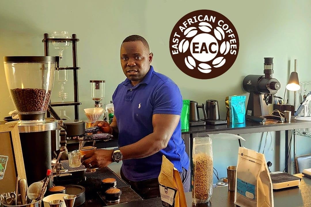Uganda Sipi Arabica Peaberry, Ground Medium Roast Coffee - 100% Arabica Coffee, Rich & Smooth Flavor, 8 Ounce Bag