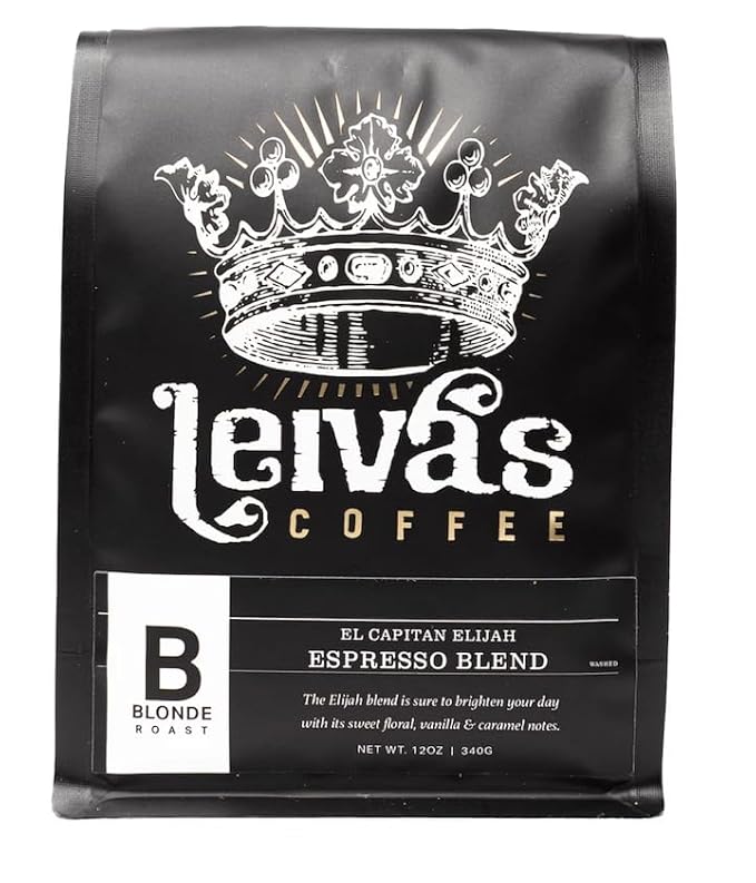 LEIVA'S COFFEE - Ground Blonde Espresso - El Capitan Elijah - Micro-Lot Guatemalan - Caramel, Citrus, Floral - Smooth & Low Acidity - 8oz