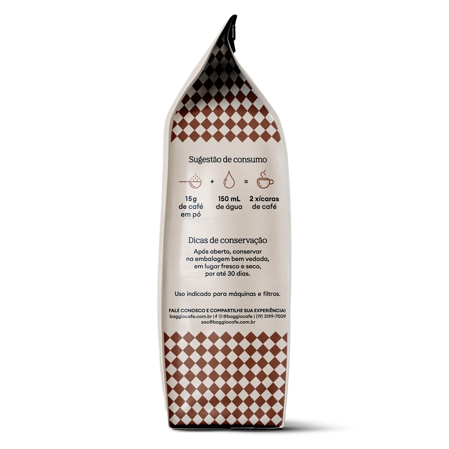 Baggio Café Ground Gourmet Coffee Flavored Truffled Chocolate - Medium Roast 8.8 oz