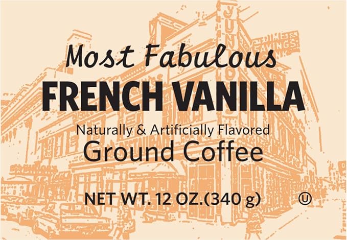 Junior's Most Fabulous Ground Coffee, 12 oz (French Vanilla, 1 bag)