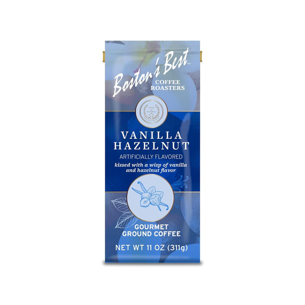 Boston’s Best Coffee - Vanilla Hazelnut Coffee, Delicious Medium Roast Premium Gourmet Coffee, 11 oz. / 311 g Bag