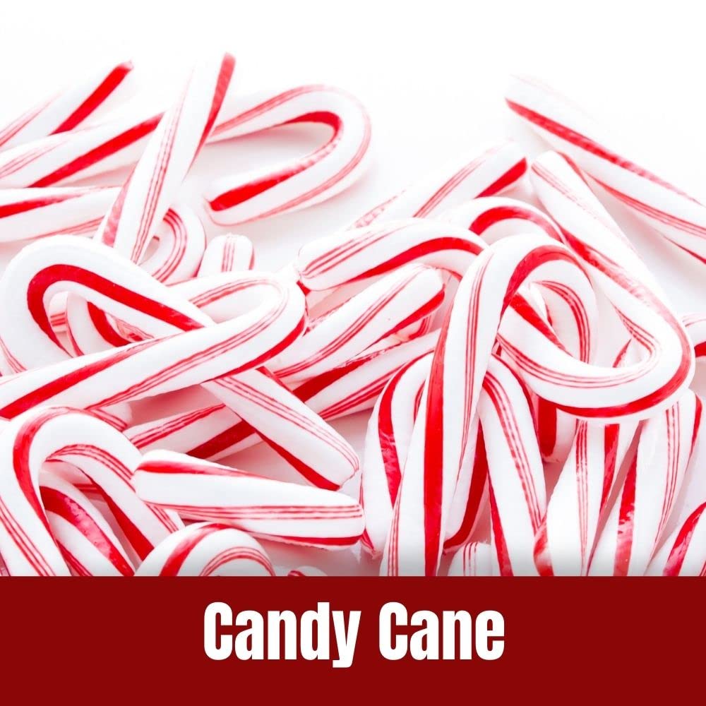 Door County Coffee Candy Cane Flavored Coffee Ground - 8oz Bag - Holiday Seasonal - Medium Roast - 100% Specialty Arabica - Peppermint Flavor