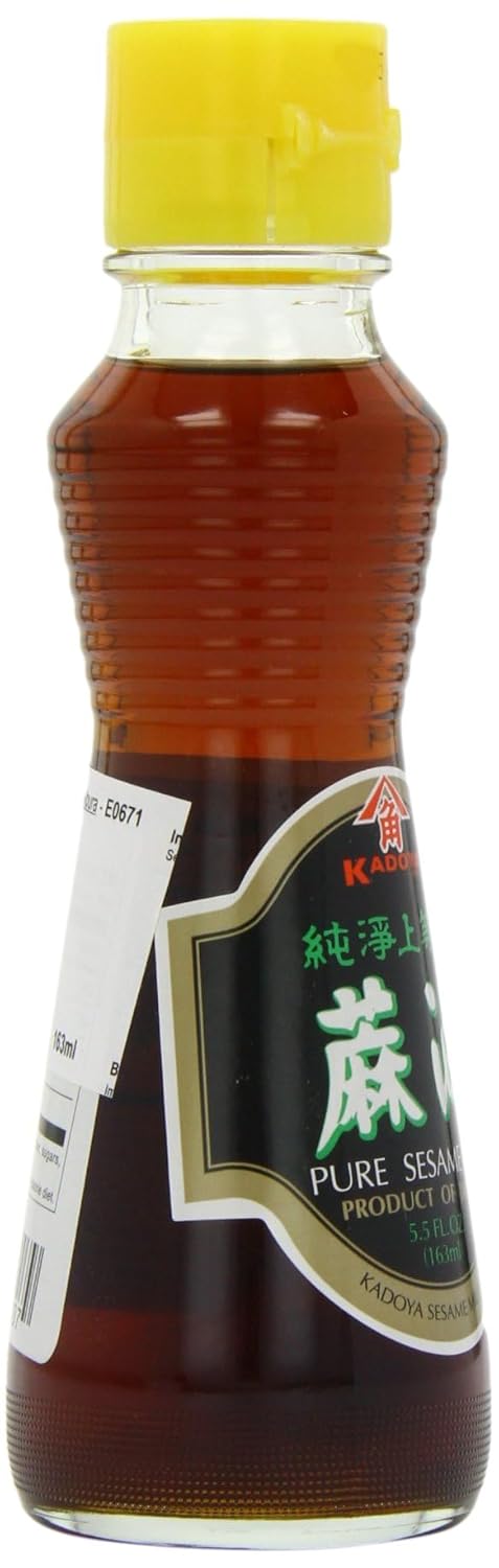 Kadoya 100% Pure Sesame Oil 5.5 oz Packaging may vary