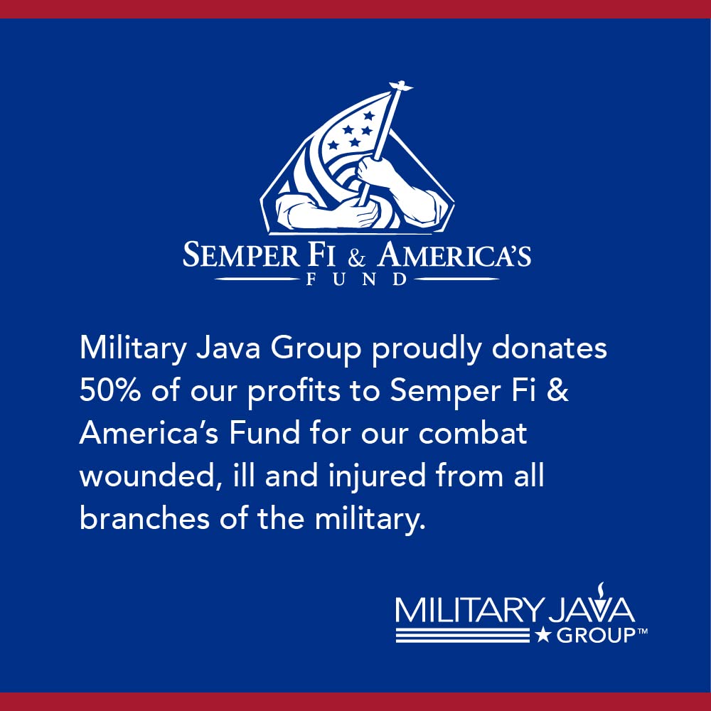 Military Java Group 3-12 oz Bag Coffee Variety Pack: Jarhead, Bravo Zulu, and Stars & Stripes Java