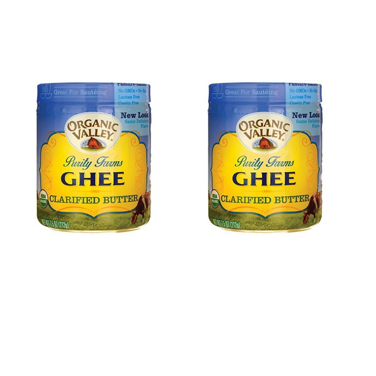 Purity Farm Ghee (Clarified Butter), 7.5-Ounce - (Pack of 2)
