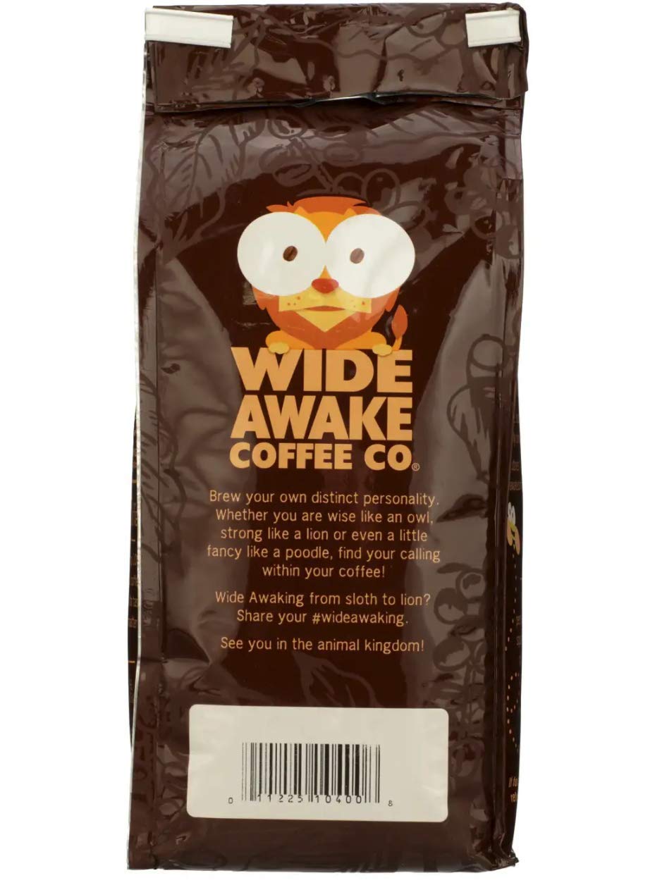 Wide Awake Coffee Donut Shop Blend Ground Coffee, 12 Ounce
