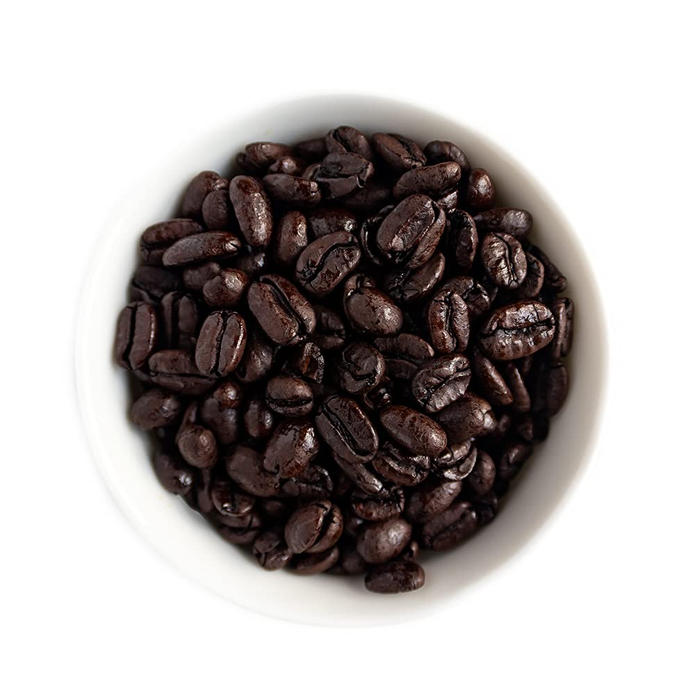 Fresh Roasted Coffee, Organic Black Knight Water-Processed Decaf | USDA Organic, Kosher | Dark Roast 12 oz Ground