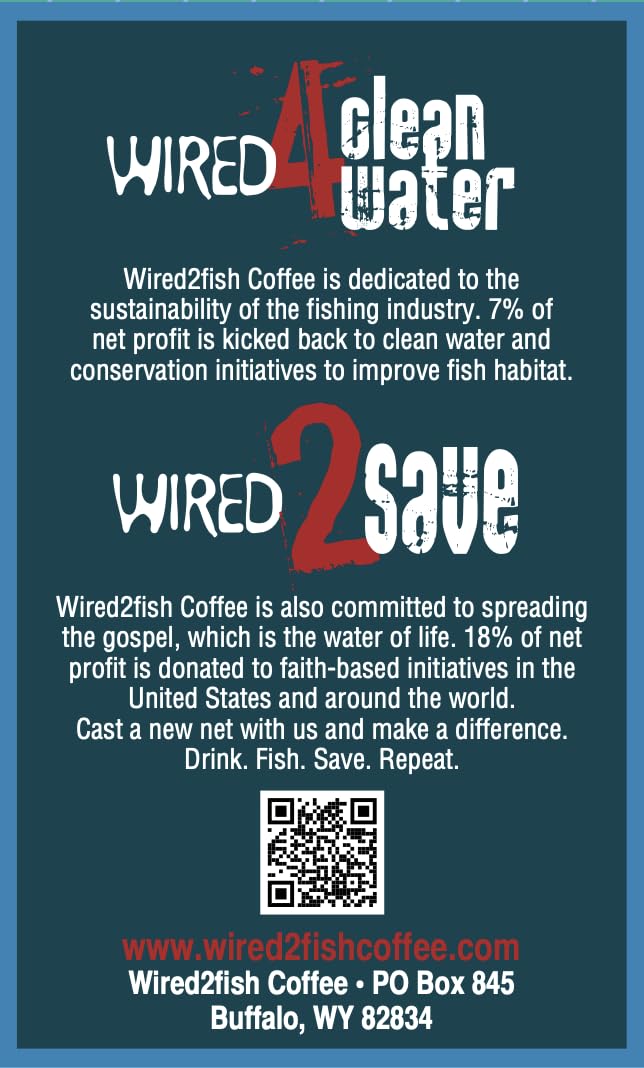 Wired2fish Coffee Medium Roast, Decaf, ground