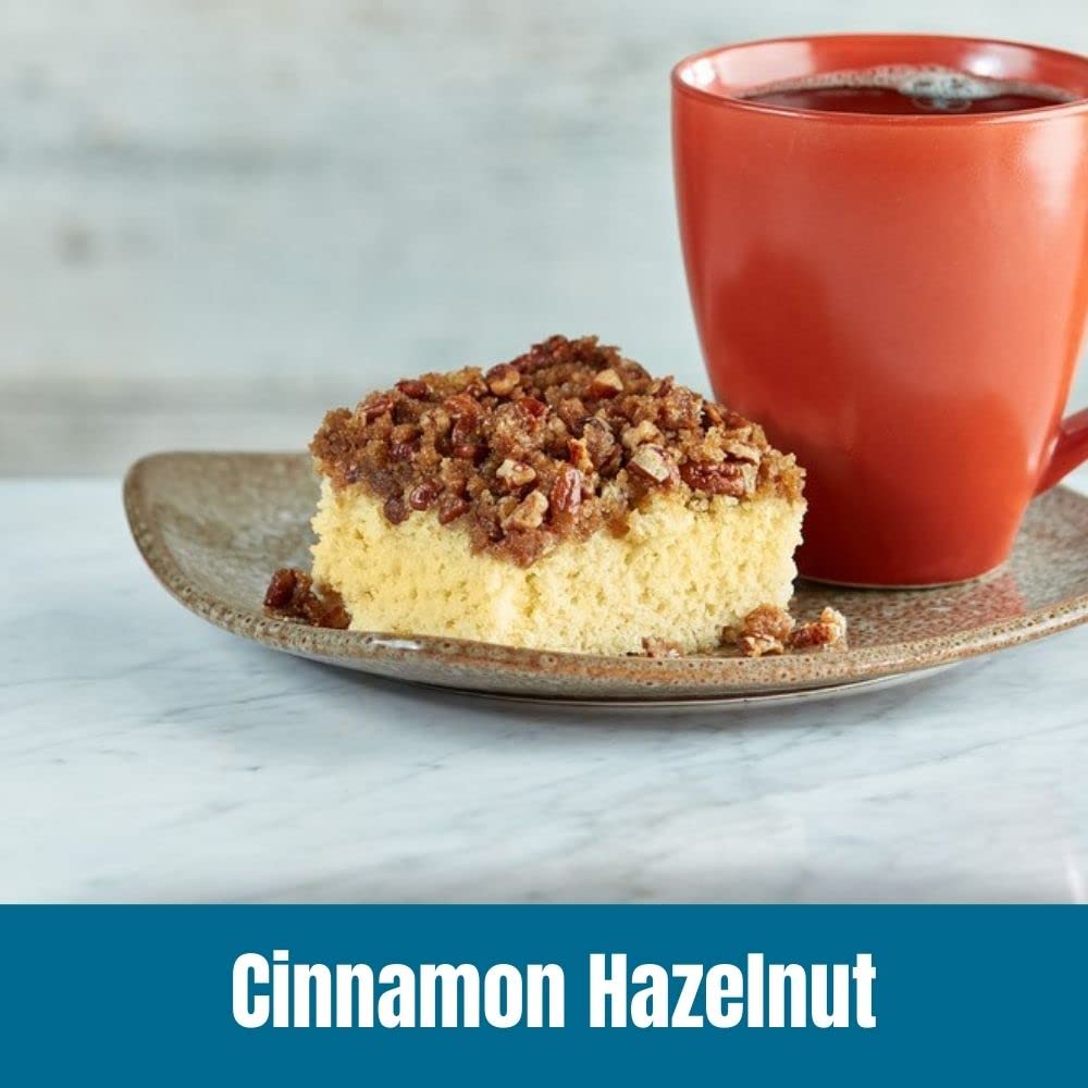 Door County Coffee Cinnamon Hazelnut Flavored Ground | 10 Count Single Serve Cups | Medium Roast | 100% Specialty Arabica | Flavored Gourmet | Cinnamon Hazelnut