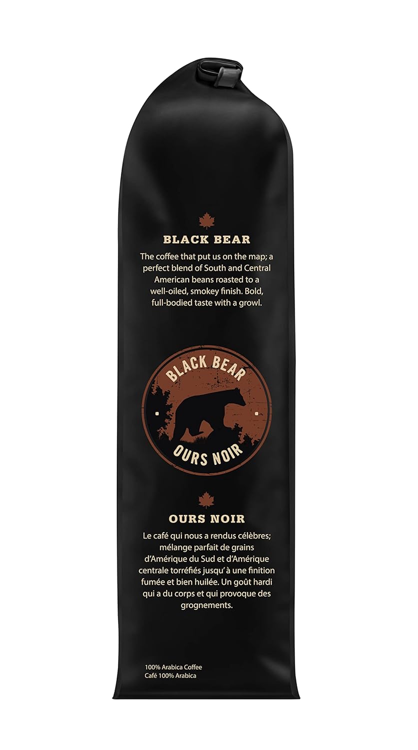 Muskoka Roastery Coffee, Black Bear, Dark Roast, Ground Coffee, 400g