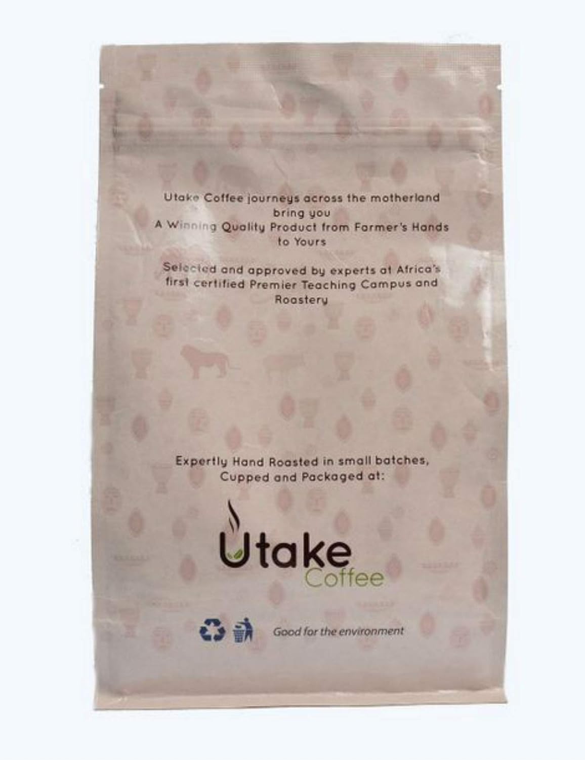 Kenya AA Coffee. Single Origin, Fair Trade Ground Coffee. Small Batch, Medium Roast Coffee packed in 13.23-Ounce (375grams) Resealable Valve Bag by Utake Coffee